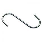 GANCIO MACELLAIO 2 PUNTE INOX MM 120X5