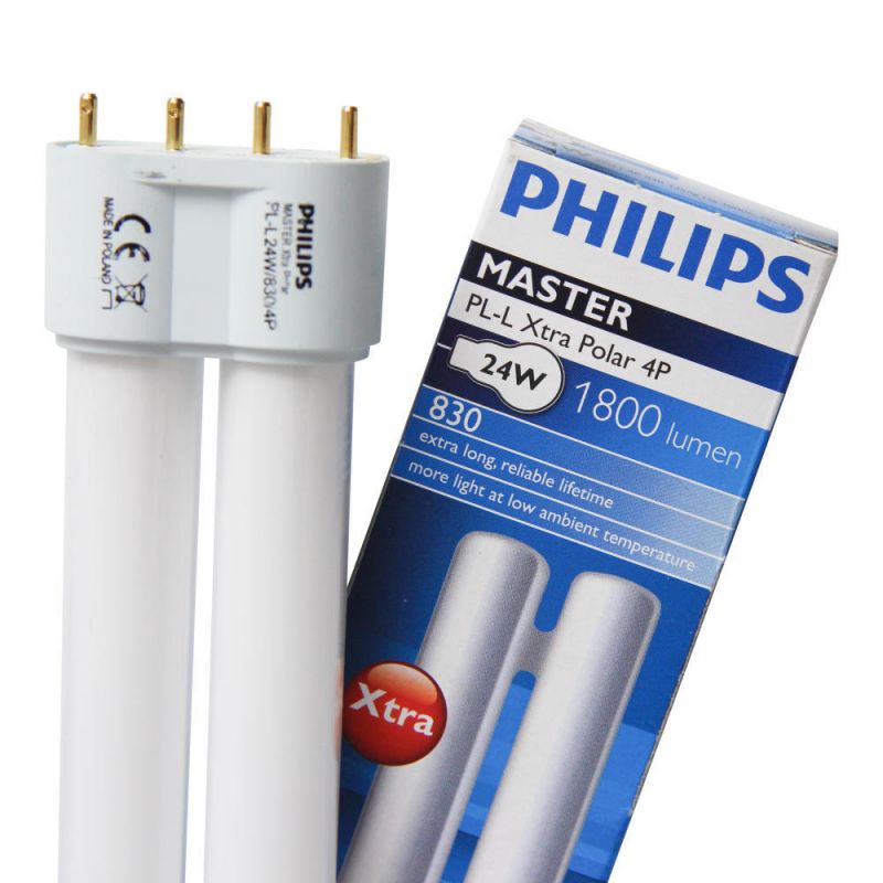 PHILIPS PL2482 MASTER PL-L 24/827 4 Pin LUCE CALDA