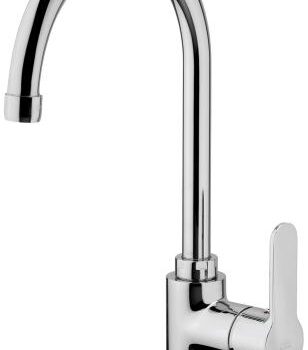 MISCELATORE LAVELLO CUCINA MONOCOMANDO PAFFONI BLU CON CANNA GIREVOLE