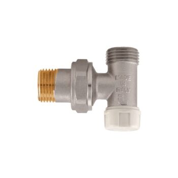 DETENTORE AD ANGOLO PER RADIATORI 3/8" M