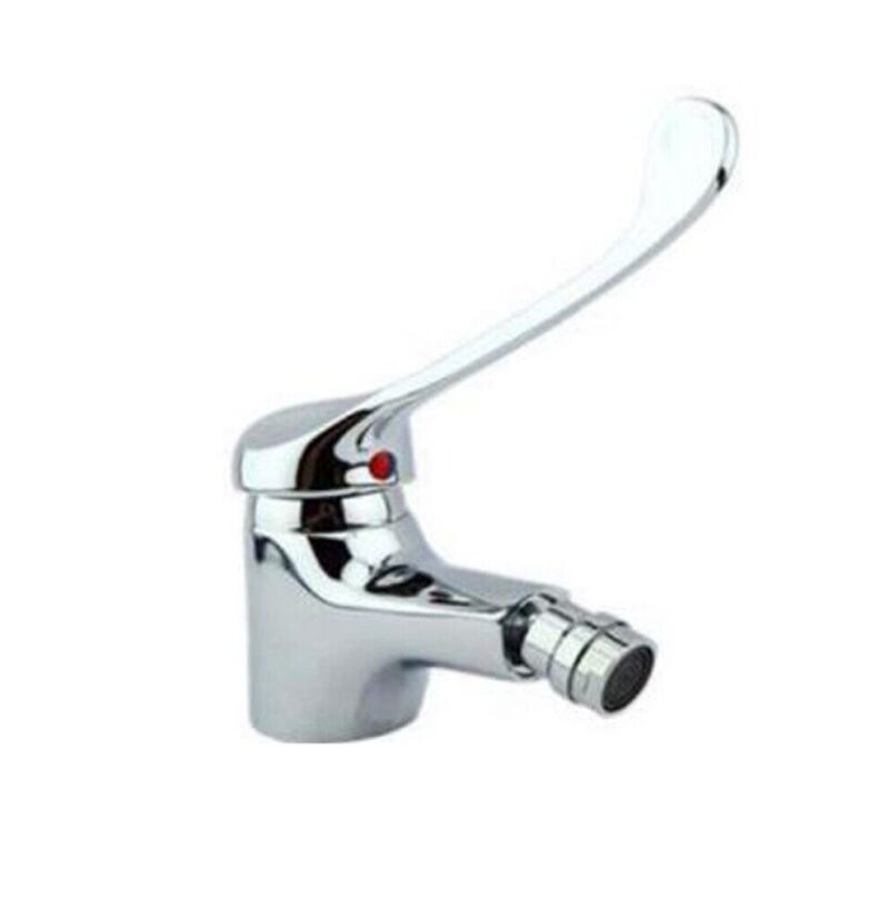 RUBINETTO MISCELATORE CROMATO CASA BAGNO BIDET COMPLETO DI KIT MONTAGGIO