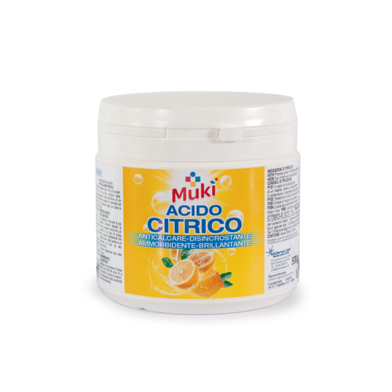 ACIDO CITRICO IN POLVERE Gr 500 DETERGENTELAVABILINE