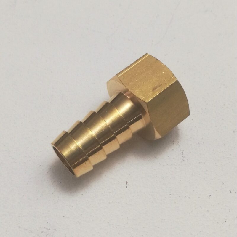 RACCORDO PORTAGOMMA IN OTTONE  DA 3/8 PER METANO
