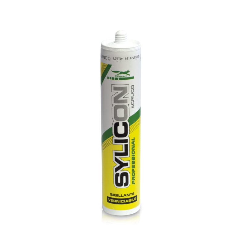 SILICONE ACRILICO FOX
BIANCO VERNICIABILE ML 280