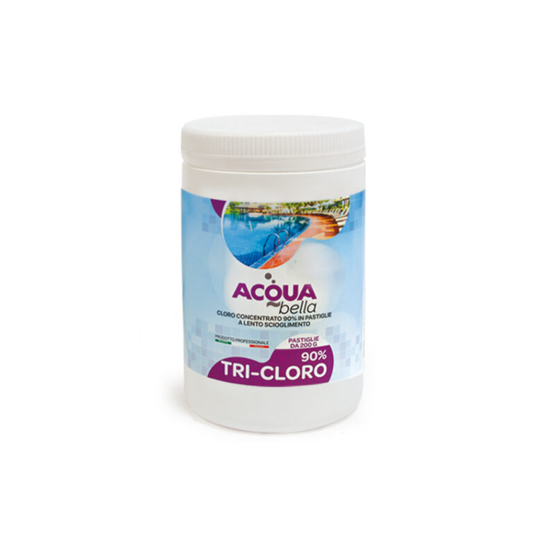 ACQUA BELLA TRICLORO 90% PAST.200GR PER PISCINE KG 1