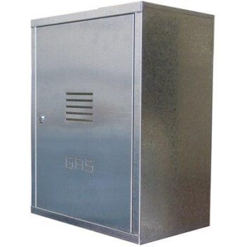 CASSETTA CONTATORE GAS 	ACCIAIO ZINCATO CM 40X25 H.CM 55