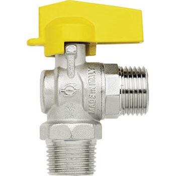 VALVOLA SFERA GAS A SQUADRA FUTURGAS FIV
OTTONE NICHELATO 1/2M