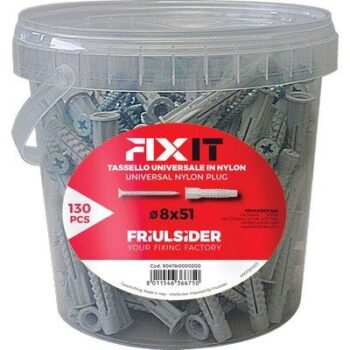 TASSELLO NYLON FIXIT diam. 8 x 51 mm TSP 5 x 60 mm 130 pz FRIULSIDER
