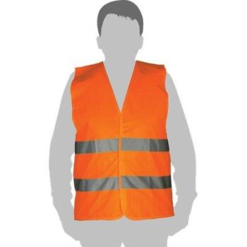 GILET ALTA VISIBILITA ARANCIO 4521 WOKIN TAGLIA L