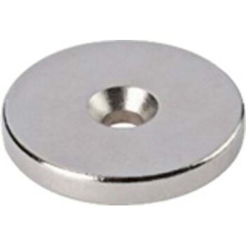 BOTTONE MAGNETICO AL NEODIMIO FORATO D.MM 15 H.MM 2