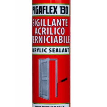 SIGILL PIGAFLEX 130 SIGILLANTE ACRILICO LISCIO BIANCO VERNICIABILE ML 280