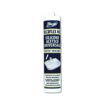 SIGILL SILICONE ACETICO TRASPARENTE SILCOFLEX 450 280 ML
