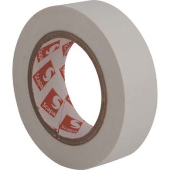 NASTRO PVC ISOLANTE BIANCO  MM 15 ML 25