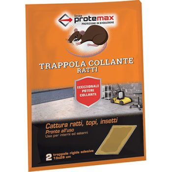 TRAPPOLA TOPI PROTEMAX
ADESIVA CM 30X20 CF=PZ 2