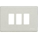 MAGIC 503/3/X PLACCA 3 POSTI ALLUMINIO OXIDAL 503/3/X - BTICINO 503/3/X