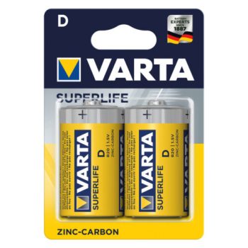 PILA TORCIA VARTA SUPERFLIFE 'R20P' - 1,5 V