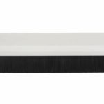 PARAFREDDO RIGIDO PVC/SPAZZOLA BIANCO CM 100 H.CM 5