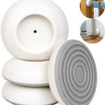 PROTEZIONE DA PARETE IN GOMMA 4PZ FORMA ROTONDA