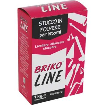 STUCCO POLVERE BRIKO LINE BIANCO KG 1