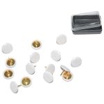 PUNTINA DISEGNO PRONTY
OTTONATA TESTA PLASTICA BIANCO CF=PZ 40