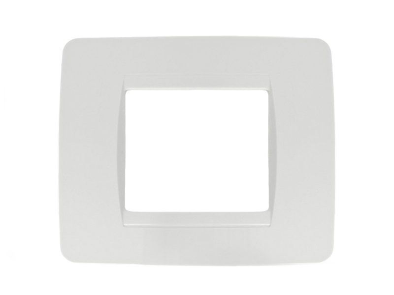 PLACCA CLASSIC 2M COLORE BIANCO COMPATIBILE CON BTICINO MATIX