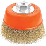 SPAZZOLA ACCIAIO A TAZZA + FILETTO 770005 WOKIN