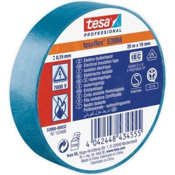 NASTRO PVC ISOLANTE IMQ TESA AZZURRO MM 19 ML 25