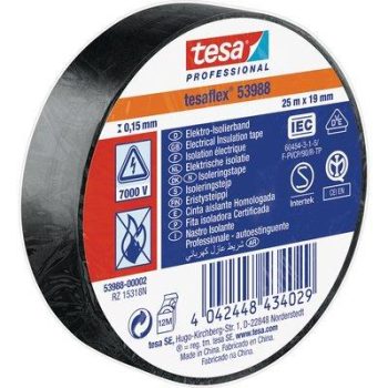 NASTRO PVC ISOLANTE IMQ TESA NERO MM 25 ML 25