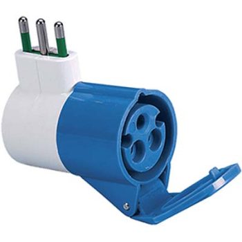 ADATTATORE 16A > PRESA BLU FME 2P+T 16A IP44