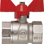 VALVOLA SFERA NORMALE FF FARFALLA PERFECTA FIV
OTTONE NICHELATO 3/4F