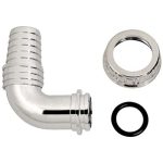 PORTAGOMMA CURVO + GHIERA SCARICO LAVATRICE
PP CROMATO MM 17/22X1"F