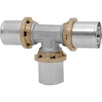 RACCORDO A TEE DOPPIO A PRESSARE PER MULTISTRATO ICMA 16x16x16