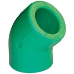 GOMITO PPR A SALDARE 45° VERDE MM 20 5pz