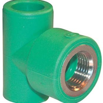 TEE PPR A SALDARE FILETTO FEMMINA VERDE MM 20X1/2FX20