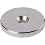 BOTTONE MAGNETICO AL NEODIMIO FORATO D.MM 15 H.MM 2