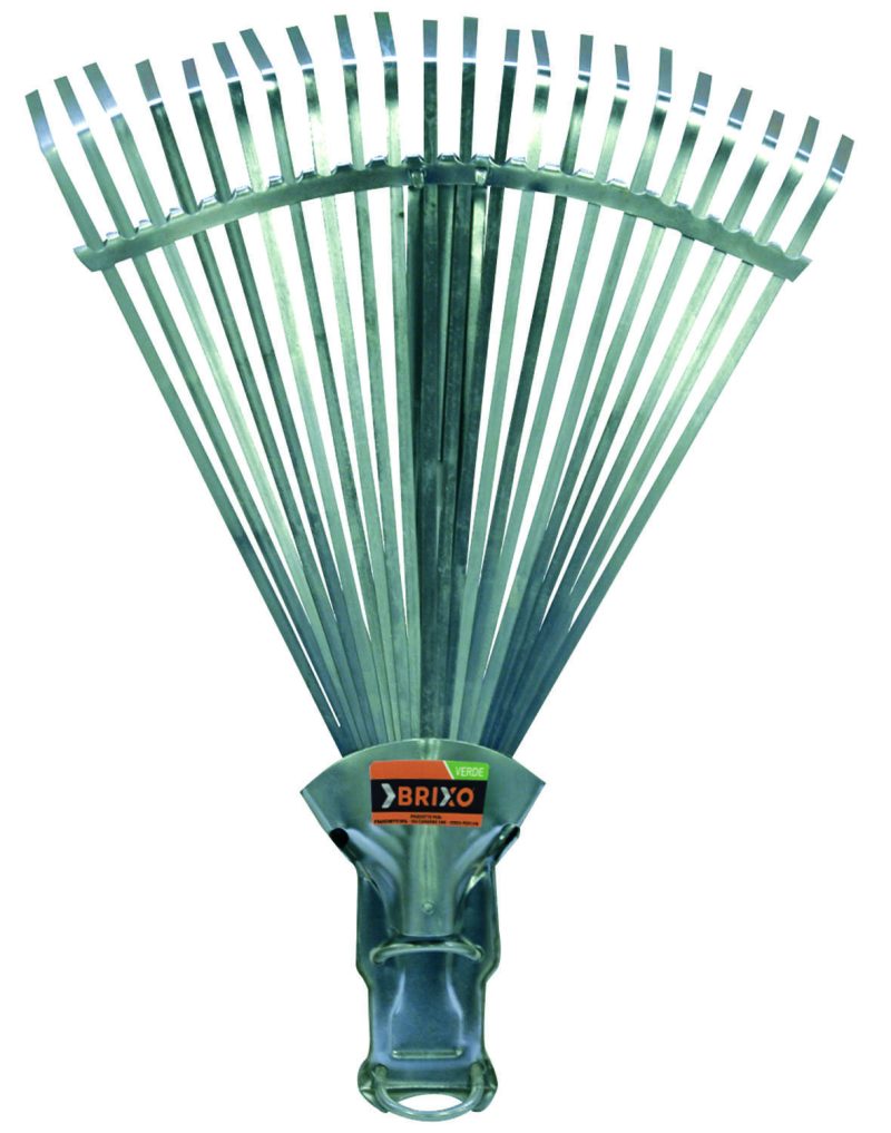 SCOPA PER ERBA BRIXO 22 DENTI ATTACCO MANICO MORSETTO