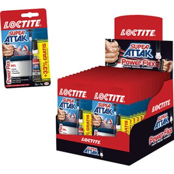 LOCTITE ATTAK POWER FLEX GEL
GR 3