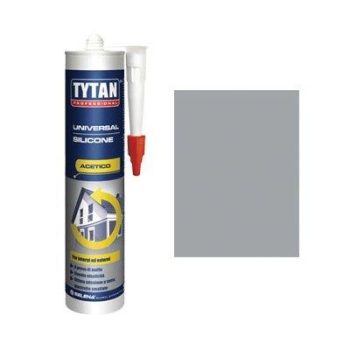 SILICONE ACETICO UNIVERSALE TYTAN GRIGIO RAL 7004 ML 280