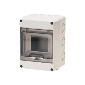 CENTRALINO DA PARETE IP65 2/4 MODULI QUADRETTO ELETTRICO SOVRAPPOSTO