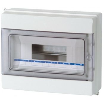 CENTRALINO DA PARETE IP65 6/12 MODULI QUADRETTO ELETTRICO SOVRAPPOSTO