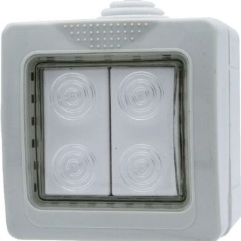 SCATOLA PORTAFRUTTO DA PARETE 2M IP55 COMPATIBILE BTICINO MATIX