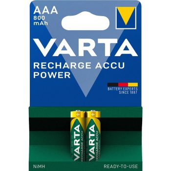 BATTERIE RICARICABILI VARTA AAA 2PZ MINI STILO 1.2 V 800MAH