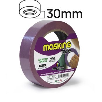 NASTRO CARTA BASSA ADESIVITA' LA COLORERIA 30MM