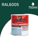 LA COLORERIA SMALTO LT 0,750 RAL 6005 VERDE MUSCHIOl