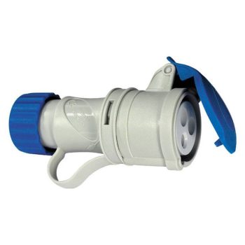 PRESA INDUSTRIALE 2P+T 16A BLU 230V 6H IP44 A VITE – FME 71000