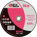 DISCO ABRASIVO TAGLIO FERRO ABRABETA MM 230X22,2 H.MM 2,0