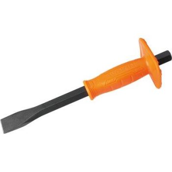 SCALPELLO PIATTO CON PARAMANO PER MURATORE CALCESTRUZZO 250X16X22 mm WOKIN