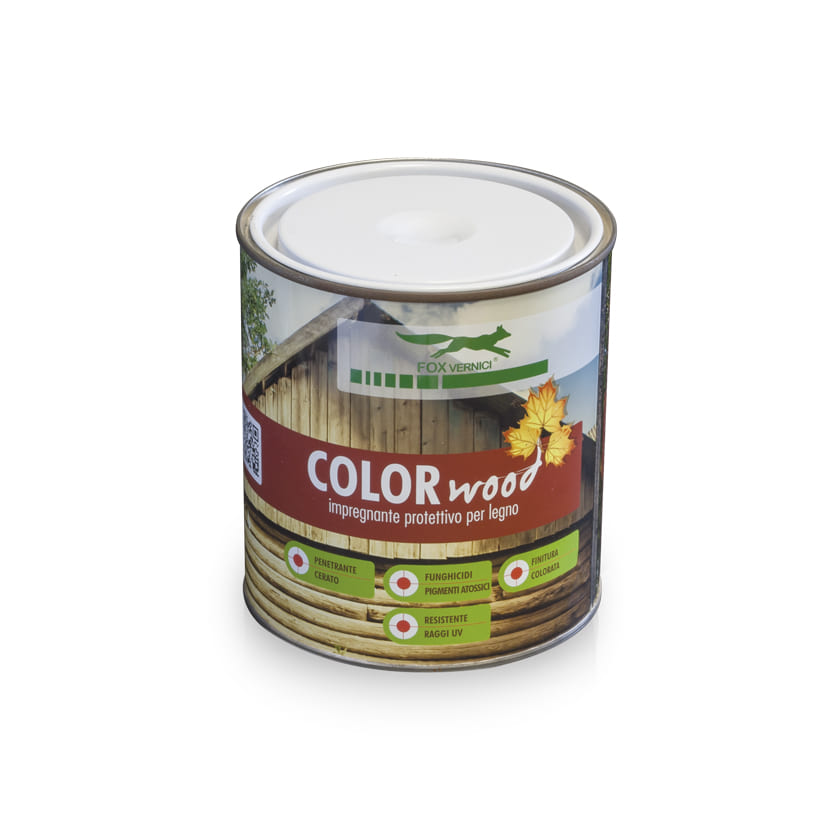FOX COLOR WOOD CERATO TRASPARENTE LT 0.750