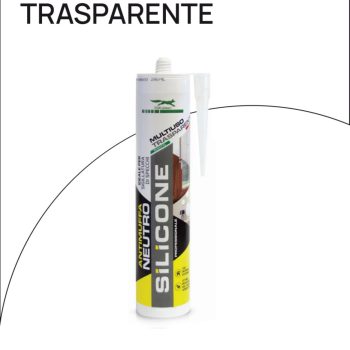 SILICONE NEUTRO TRASPARENTE SPECCHI FOX