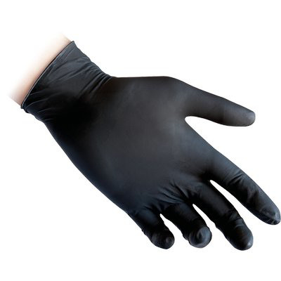 GUANTO NITRILE MONOUSO NERO 78 REFLEXX GR 4 AQL 1,5 SENZA POLVERE